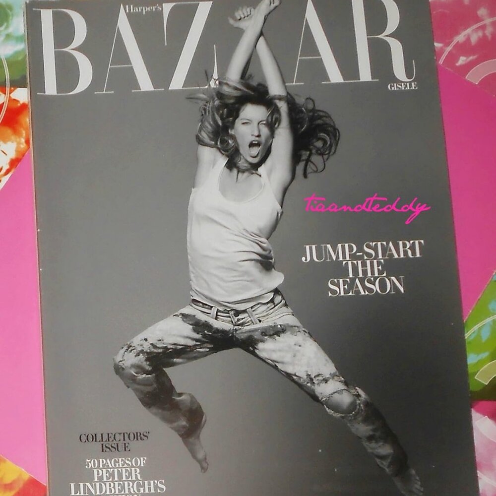 Harper's Bazaar Magazine - Gisele Bundchen Brady / April 2009